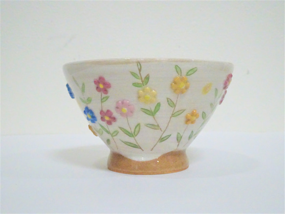 茶碗 夏の草花 4枚目の画像