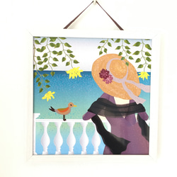 「エーゲ海の風」インテリアイラスト絵画ポスター　(＋1000円で正方形額縁付き) 7枚目の画像