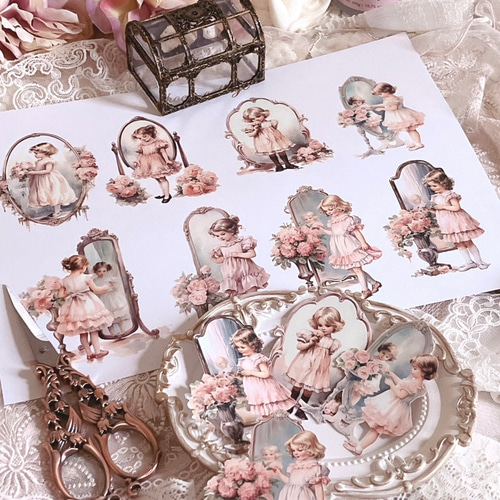 カット素材♡♡コラージュシート♡♡ 寝苦しい