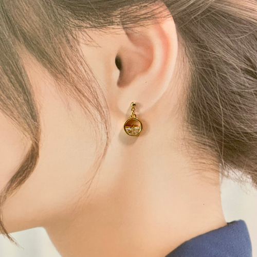 No.39】ジルコニアピアスorイヤリング ピアス（スタッド・一粒） days  