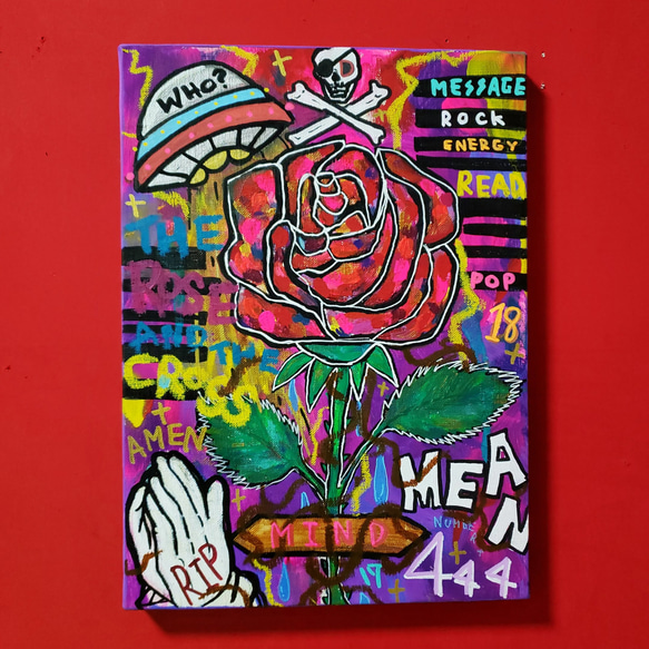 絵画、アートです。 SALE＊2022年製】Highway to HELL 現代アート イラスト 絵画