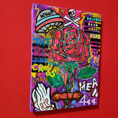 現代アート 原画 絵画/現代アート/原画】天国か地獄-Heaven or Hell- - メルカリ