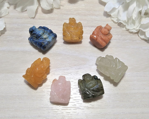 レッドアベンチュリン】 ミニサイズ ガネーシャ 手彫り彫刻