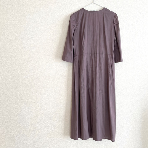 低身長さん向け洋服】コットンシルク タックカシュクール 低身長さん向け洋服】コットンシルク タックカシュクール
