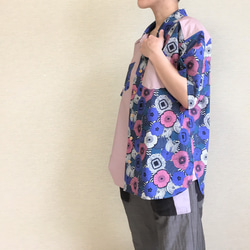 アロハ的なシャツ002 / 花カーキ 4枚目の画像