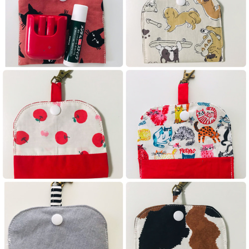 イヤホンケース 小物入れ リップケース ミニポーチ