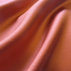 棕紅色模糊、純絲、徽章圖案、丹後縐紗、八掛布料22號[69cm x 37cm]和服拆線、日本布料 第5張的照片