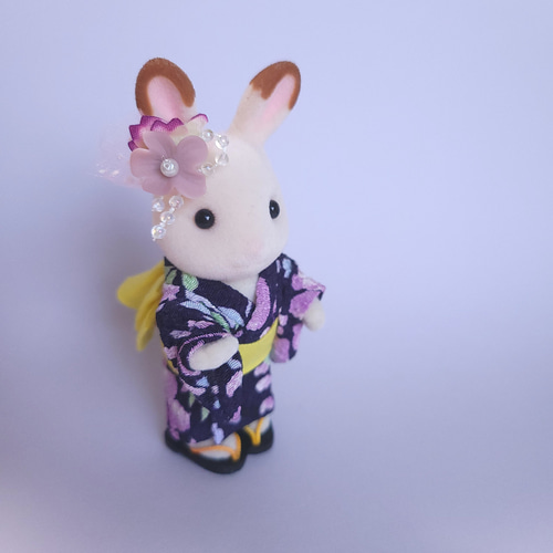 ② シルバニアファミリー 着物セット 25周年特別商品 C-43 うさぎ