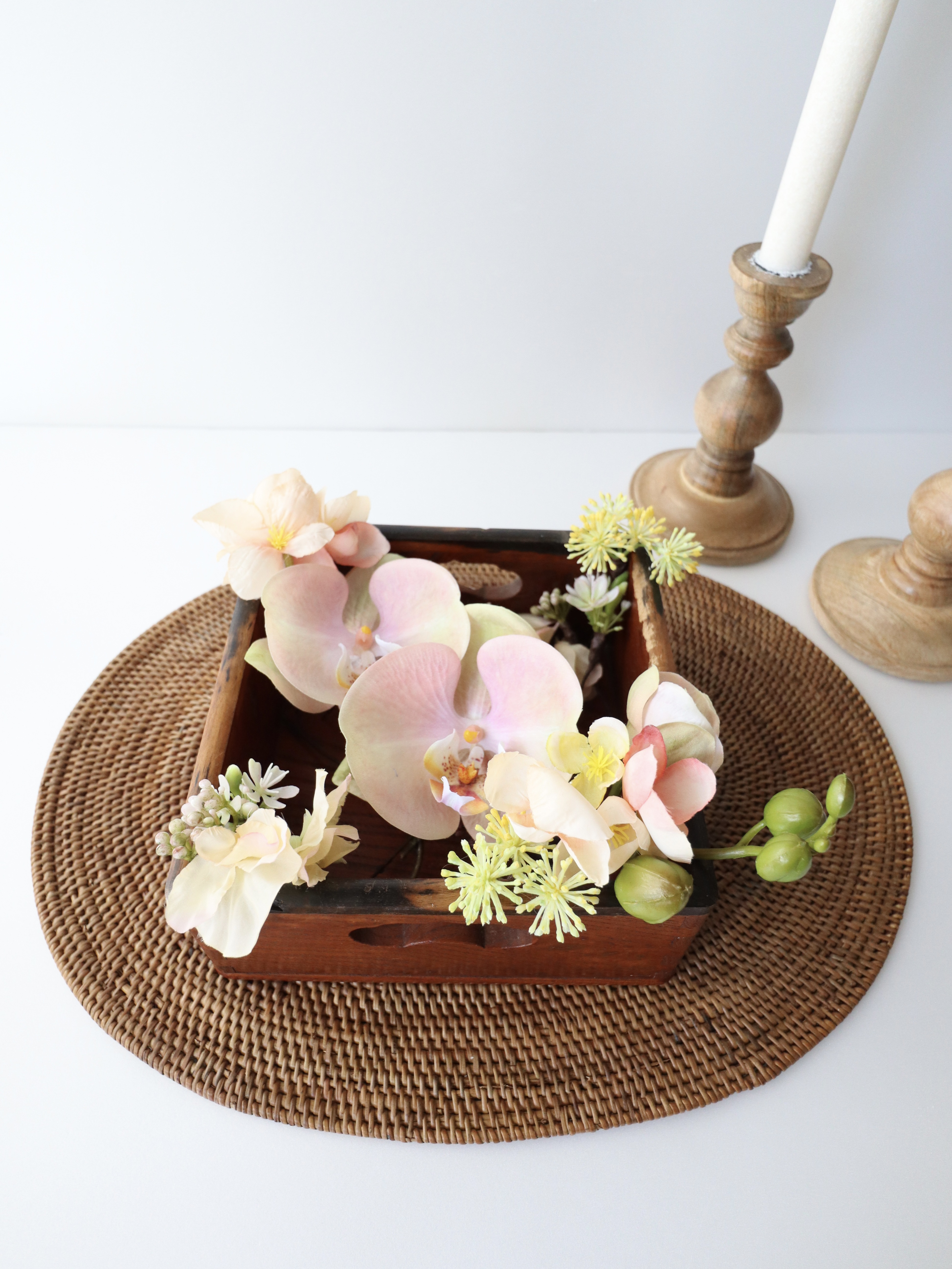 胡蝶蘭ヘッドパーツ (イエロー) 結婚式 前撮り 成人式 卒業式 着物 和装