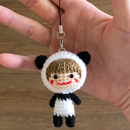 お買い得商店街 小さな着ぐるみあみぐるみ♪*ぱんだちゃん* amidoki あみぐるみ あみぐるみ