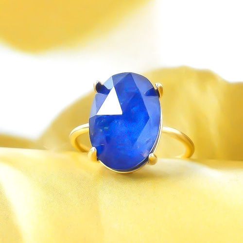 天然石リング　ラピスラズリ　8pcs ブルー　SV925刻印 天然石リング ラピスラズリ 8pcs ブルー SV925刻印 太陽 ラピスラズリ