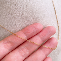 《サージカルステンレス》5本　316L　　ネックレスチェーン　あずき　金属アレルギー対応　つけっぱなしok　 5枚目の画像