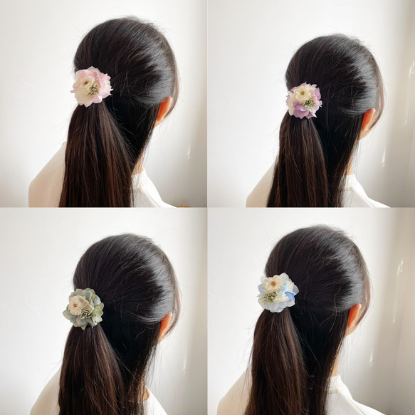 女の子の大好きをぎゅっと詰め込んだお花のヘアゴム 8枚目の画像