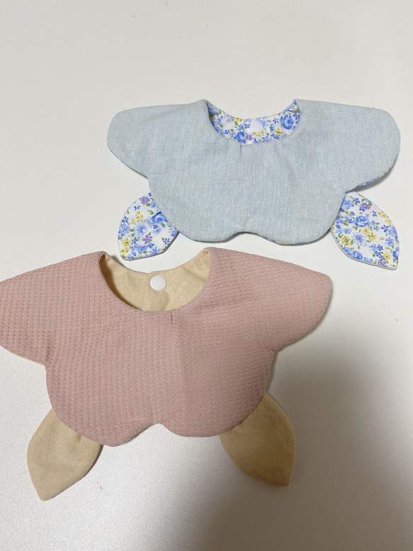 くまさんお耳のセーラーカラースタイ ハンドメイド ふっ