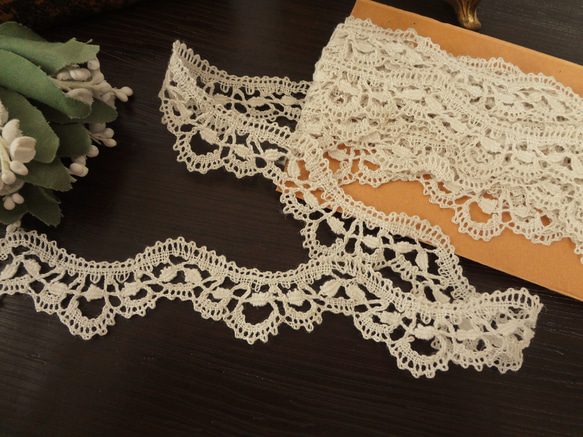 フランス　アンティーク　レース 50cm】フランスアンティークレース レース grenier plus 通販