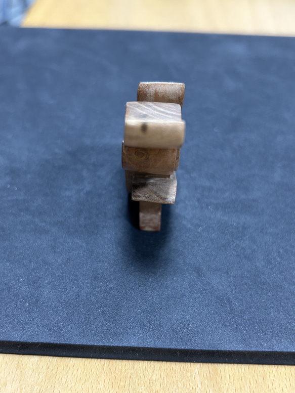 木製置物　ファイヤー　木彫り　ハンドメイド　インテリア　雑貨 4枚目の画像