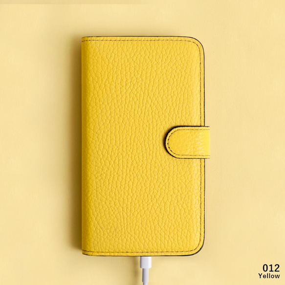 32色から選べる♪全機種対応 本革 スマホ 手帳型 スマホケース　くすみカラー Android #mm00000006 2枚目の画像