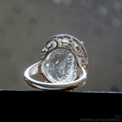 水入り水晶 リング / Enhydro Quartz Ring 6枚目の画像