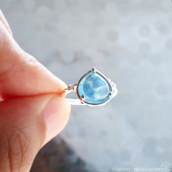 アクアマリン リング / Aquamarine Ring A 8枚目の画像