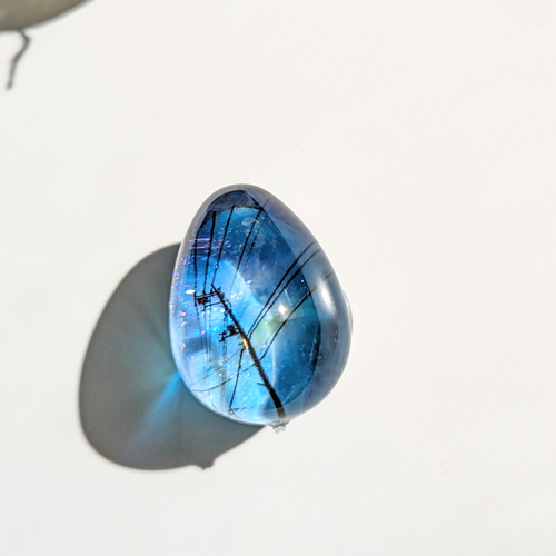 5000で送料無料】空レジン《夜空のたまご/電柱・サファイア》レジン