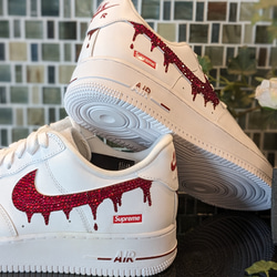 オーダー3ヶ月待ち！大人気ドロップカスタム！Air force1 選べる靴紐セット(NIKE以外も可)新品・中古問わず 7枚目の画像