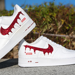 オーダー3ヶ月待ち！大人気ドロップカスタム！Air force1 選べる靴紐セット(NIKE以外も可)新品・中古問わず 1枚目の画像