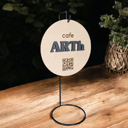 立体文字QRコードスタンド製作します 看板　おしゃれ　開店祝い　店舗用品 QRコードスタンド製作します】立体文字 看板 おしゃれ