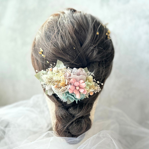 髪飾り 成人式 パール 可愛い ヘアアクセサリー 花 リボン クリップ コサージュ 結婚式 入学式 卒業式 230214 4枚目の画像