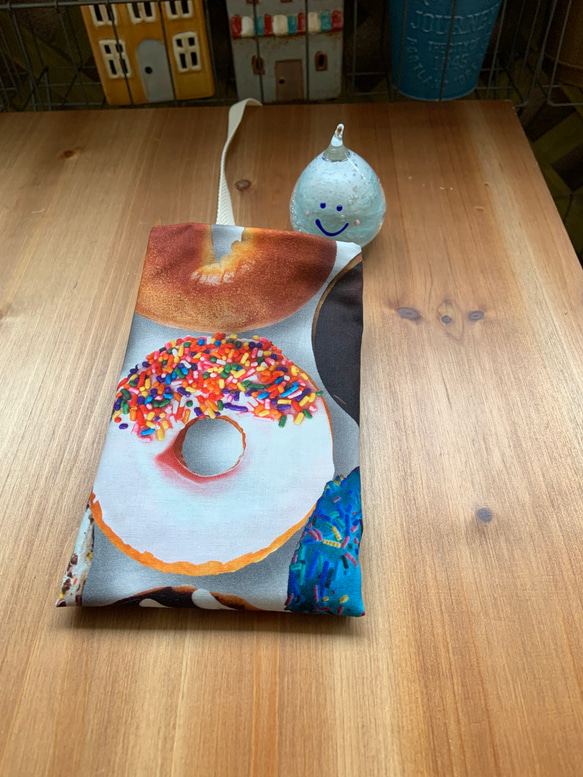 エコバッグ　ドーナツ柄　綺麗なプリント柄 17枚目の画像