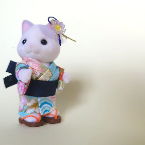 シルバニアファミリーハンドメイド 浴衣セット 着物 女の子