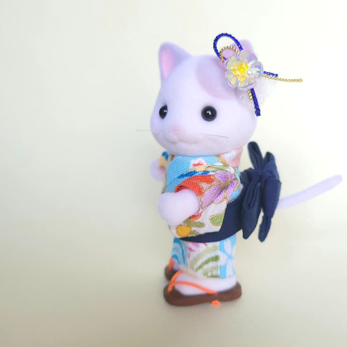 シルバニアファミリー・子どもサイズ の浴衣♪ シルバニアファミリー・子どもサイズの浴衣♪