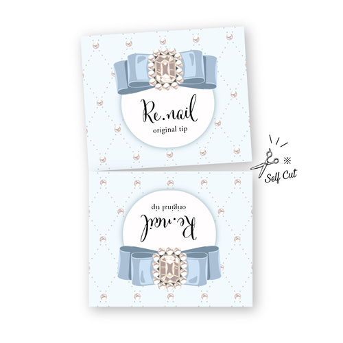 リボン 推し 地雷 量産 可愛い♥︎アクセサリー台紙 名刺 ショップ