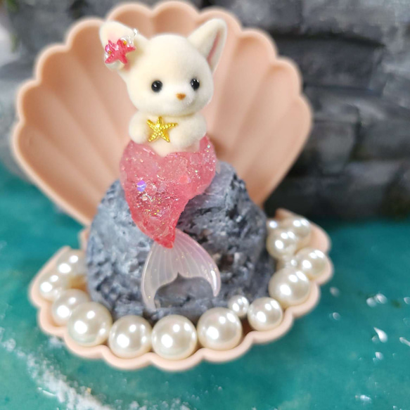 シルバニアファミリー ちいさい赤ちゃん服 人魚姫 レッド