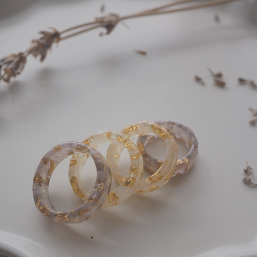 大人のレジンリング 指輪・リング rain.rain 通販 16290079｜Creema