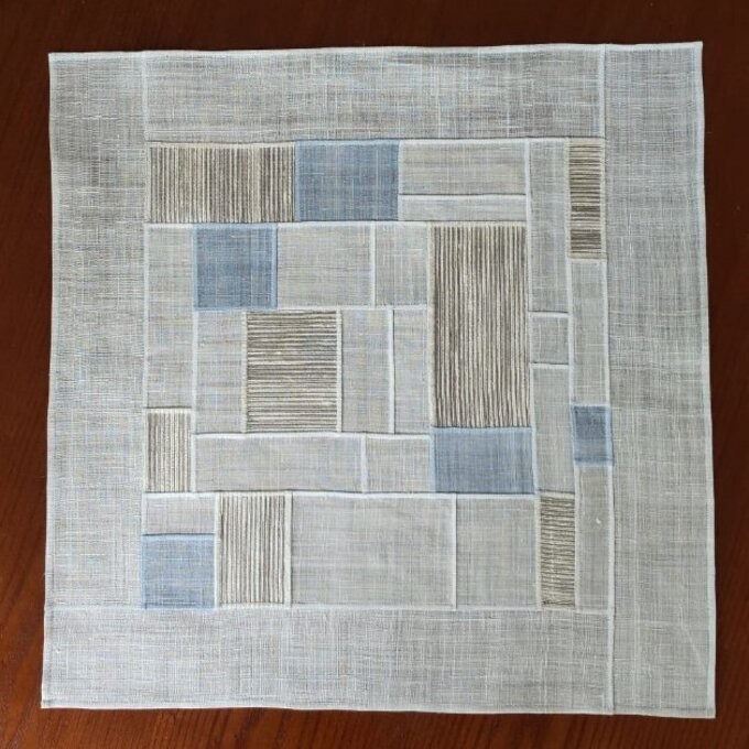 韓国手芸・ポジャギのタペストリー／覆い布／テーブルマット