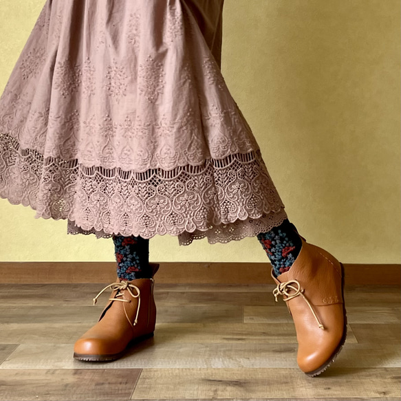 新色登場】ズボスカパン(透かしレースver.)ペチコート付きスカート