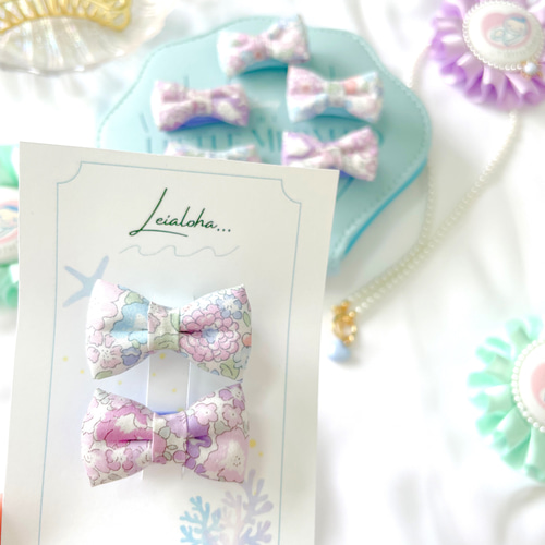 ⓝⓔⓦ【ぷっくり編みリボン】ベビーヘアクリップキッズヘア