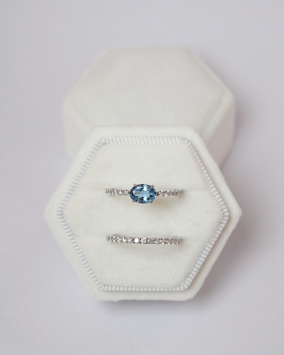 高品質メレダイヤモンド使用 ハーフエタニティプラチナリング 0.31ct 12号  pt900 4枚目の画像