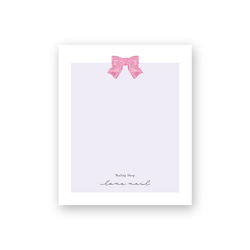 リボン♡可愛い】ネイルチップ台紙 アクセ台紙 名刺 ショップカード