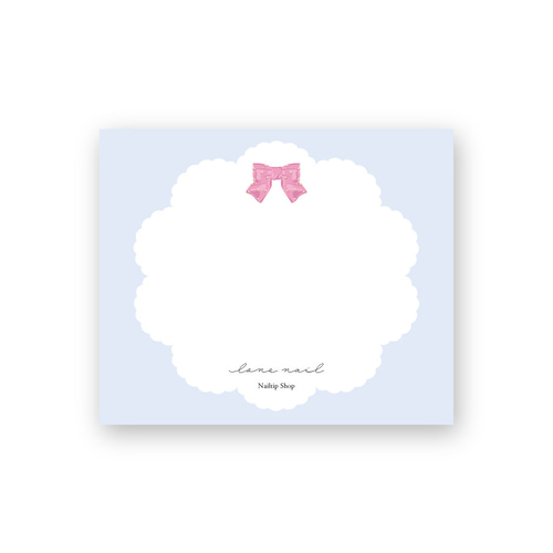 リボン♡可愛い】ネイルチップ台紙 アクセ台紙 名刺 ショップカード