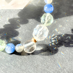 【高波動シリーズ】幻のカケラ(ガネーシュヒマール水晶)| 天然石 高品質 ブレスレット 一点物 8枚目の画像