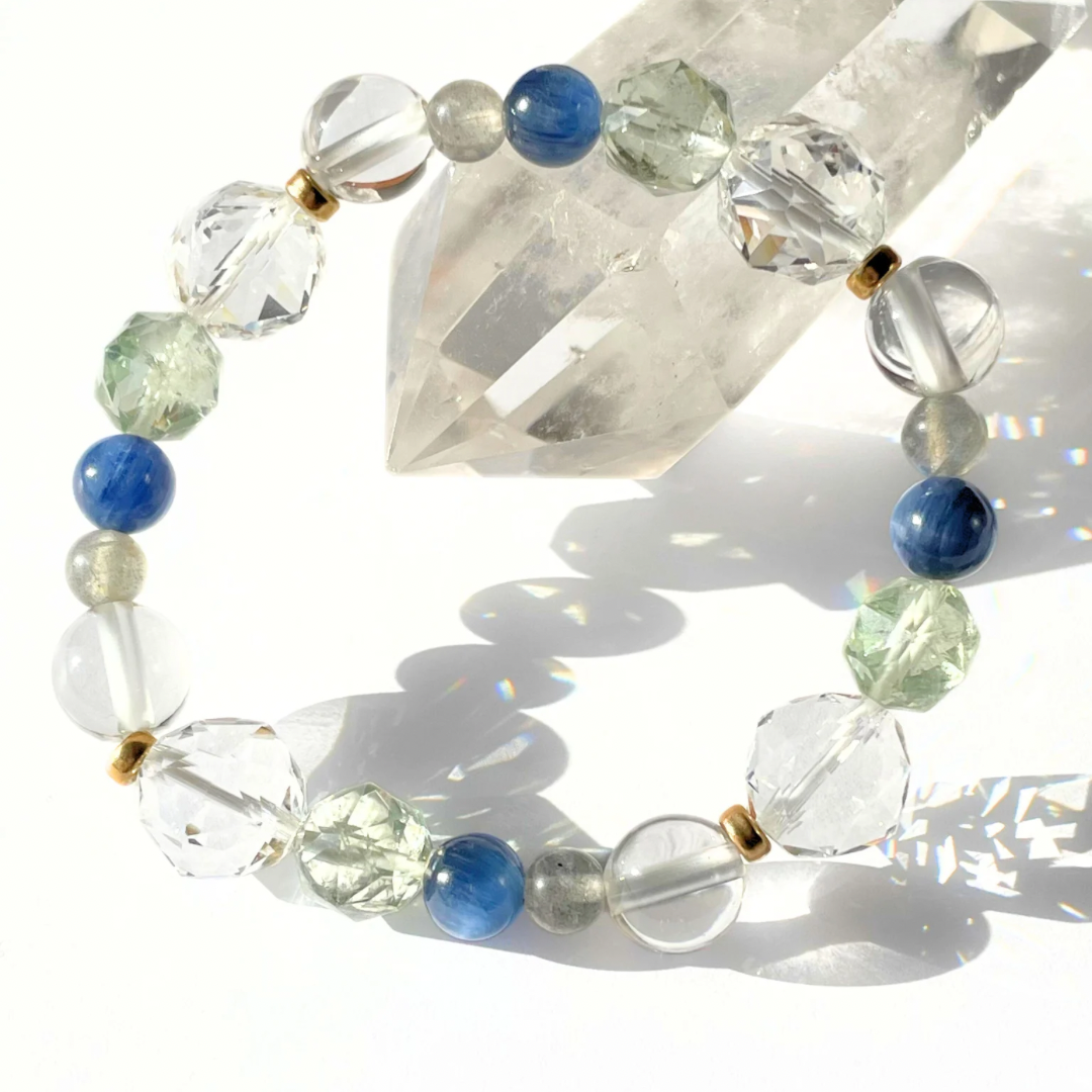 【高波動シリーズ】幻のカケラ(ガネーシュヒマール水晶)| 天然石 高品質 ブレスレット 【一点物】