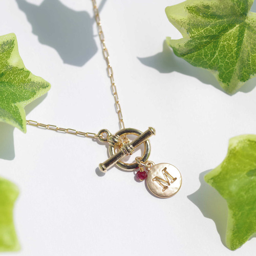 イニシャルコインネックレス Ｈ 楽天市場】【Initial Coin Necklace】 K10/K18/Pt900 イニシャル