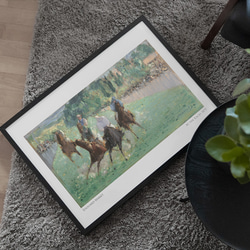 エドゥアール・マネ レースにて 馬 動物 アートポスター 絵画 名画 アートパネル おしゃれ モダン 特大 AP269 3枚目の画像