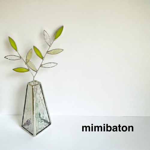 送料無料 店舗 ⚫︎受注製作⚫︎mimibaton＊ステンドグラスの