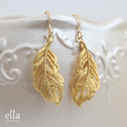 再販　天使の翼 ネックレス　羽根　翼　羽　鳥　天使　小鳥　ゴールドフィルド　14kgf　ジルコニア　フェザー　ウィング 19枚目の画像