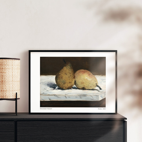 エドゥアール・マネ、【テーブルの上の果物】、希少な額装用画集より Amazon.co.jp: アート絵画 静物画 テーブルの上の果物 エドゥ