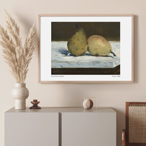 エドゥアール・マネ 梨 フルーツ 果物 アートポスター 絵画 名画