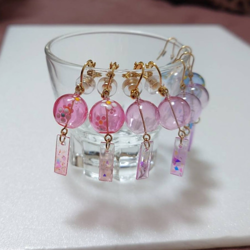 再販‪✕‬22風鈴のイヤリング＆ピアス イヤリング