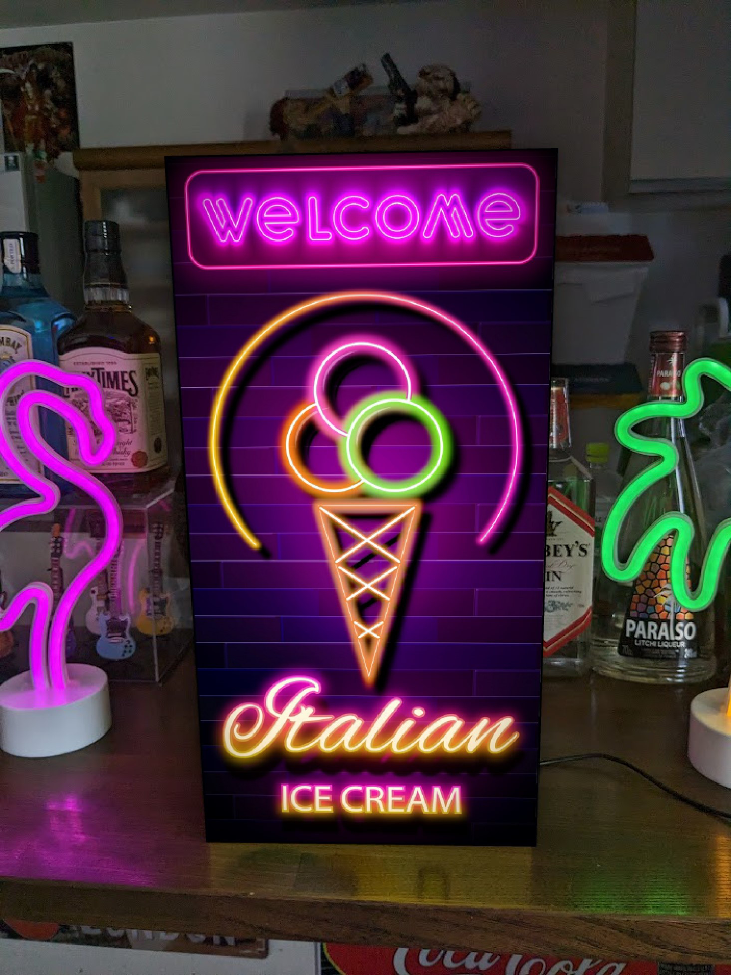 日世ソフトクリームライト&のぼり旗2枚 かっこいい 